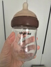 世喜新生儿防胀气奶瓶3-10个月以上玻璃婴儿仿母乳奶嘴240ml 实拍图