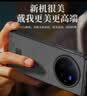 世咏（SHIYONG）适用vivo x fold3pro手机壳 xfold3pro保护套全包超薄防摔轻奢羊巴皮简约创意国风小羊皮男女 黑色 实拍图