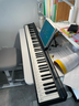 特伦斯电子琴88键折叠琴成人儿童初学电钢键盘教学乐器V10家用便携钢琴 典雅黑+原装琴包 实拍图