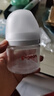 贝亲【新生儿第一个奶瓶】玻璃奶瓶宽口径奶瓶80ml SS号奶嘴 0月+ 实拍图
