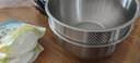 京东京造304不锈钢加厚淘米盆沥水篮 洗米盆 淘米篮厨房家用 实拍图