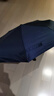 【晴雨两用】手动UV折叠黑胶防晒防外线紫遮阳雨伞 【自动款8骨】藏青UV 实拍图