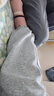 婧麒（JOYNCLEON）孕妇裤春秋外穿休闲运动裤秋款小个子大码卫裤 浅灰 XL jyk28218 实拍图