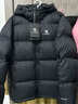 骆驼火山羽绒服男女同款轻薄羽绒服男鸭绒面包服情侣外套冬季 幻影黑 男女同款,7089H XL 实拍图