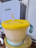 利其尔（Richell） 可按压学饮杯儿童吸管水杯婴儿训练杯畅饮杯吸管杯牛奶杯漱口杯 清新黄 实拍图