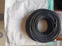 山泽 六类网线 CAT6类千兆纯铜扁平网线 电脑宽带家用监控网络连接成品跳线 黑色0.5米HBP6005 实拍图