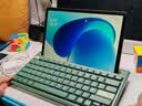 B.O.W 航世 K150 ipad蓝牙键盘鼠标套装pro带卡槽办公键鼠 男女生适用安卓ipad平板笔记本电脑无线键鼠 青草绿【三蓝牙键盘+绿鼠标】丨支持多设备连接 实拍图