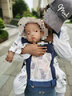 babycare腰凳婴儿背带多功能减震四季抱娃神器解放双手透气轻薄款 格里蓝 实拍图