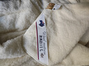 无印良品100%澳洲羊毛床褥毯子单人宿舍加厚床垫遮盖物家用保暖羊羔绒褥子 羊毛白色【100%羊毛 无异味】 200*220cm【加厚保暖 升温迅速】 实拍图