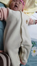 小三月婴儿冬季加厚连体衣宝宝保暖长袖哈衣儿童加绒加棉衣新生儿外出服 AL102小熊粉 胸标随机发 80cm 建议16-20斤 实拍图