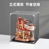 若客（ROKR）礼物工厂防尘罩 积木diy防水防尘高亮透明罩展示盒【不含产品】 实拍图