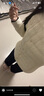 雪中飞羽绒内胆女轻薄羽绒服女短款新款冬季内搭修身时尚羽绒服外 米白 XL (170) 实拍图