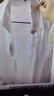 佐马仕（ZUOMASHI） 长袖衬衫女商务休闲职业装正装衬衣修身工装OL酒店通勤工作服 N2655纯白色方领 L/37（100斤-110斤） 实拍图