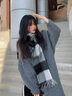 卡帝乐鳄鱼纯羊毛围巾男士秋冬季加厚保暖围脖女新年生日礼物送男友老公爸爸 实拍图