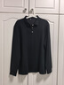 杉杉【羊毛+桑蚕丝】POLO衫长袖T恤男士春秋打底衫 藏青 4XL195/108A 实拍图