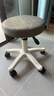 美容院凳子滑轮旋转升降圆凳化妆梳妆凳美发美甲理发椅吧凳大工椅 深灰色29cm座面可升降38cm-48cm 实拍图