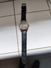 正品男士手表高档休闲石英表简约气质男表皮带高颜值罗马时尚腕表 黑色运动款 实拍图