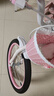 紫榕 儿童自行车女孩单车3-8岁公主款脚踏车男女宝宝小孩童车 公主粉【送货上门】可折叠自行车 20寸 适合125-140cm 实拍图