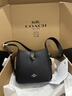 蔻驰（COACH）【情人节礼物】奥莱女士女包HADLEY多功能斜挎包单肩包通勤 IM/黑色 实拍图