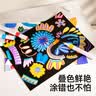 美乐童年丙烯马克笔48色水彩笔可水洗不透纸绘画画笔小学生儿童生日礼物 实拍图