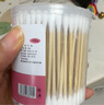 珂莱藻堂棉签棉花棉棒挖耳朵鼻屎掏耳家用化妆一次性卸妆双头 常规款 200枚 /盒（双圆头） 实拍图