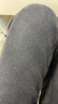 森马（Semir）森柔牛仔|牛仔裤女毛边小直筒裤2024冬季抓毛九分裤109724124004 实拍图