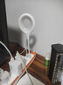智能语音小夜灯声控灯小台灯便携氛围拍照LED卧室宿舍床头节能灯 USB插口即插即用 白色折叠语音灯【3个装】 实拍图