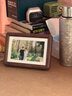 爱墨绘实木相框6寸亚克力摆台创意梯形洗照片做成相框画框装裱框竖款 实拍图