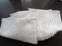 厨房竹纤维洗碗巾加厚不沾油吸水加厚不掉毛洗碗布清洁布毛巾抹布 竹纤维抹布白色18*23cm* 10条 实拍图