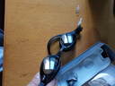 李宁（LI-NING）泳镜防水防雾男女高清游泳眼镜平光游泳镜LNJT224-10暗夜黑 实拍图