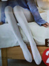 浪莎白色丝袜女春秋中厚天鹅绒防勾丝连裤袜日系成人舞蹈学生打底裤袜 实拍图