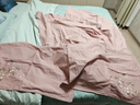 富安娜纯棉磨毛四件套高端国风刺绣加厚保暖床单被套结婚床上用品 1.8m 实拍图