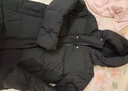 雪中飞羽绒服女士春季连帽保暖防寒加厚高充绒休闲舒适百搭外套羽绒衣 黑色 L (165) 实拍图