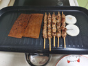 小熊（Bear）烤肉锅电烤盘 电烤炉烧烤家用多功能电烧烤炉 52cm加大烤盘猛火速烤轻油少烟不粘烤串烤肉机 E20U1 实拍图