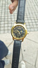 WOKAI/沃凯手表男士全自动机芯械轻奢高级感商务中学生石英男士表 金壳黑面 实拍图