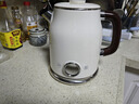 美的（Midea）艺术家电热水壶  烧水壶自动断电保温一体  1.6L大容量电热水壶 316L不锈钢恒温壶 精准控温 63-Q 实拍图