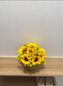 赟娅向日葵假花仿真花摆设客厅餐桌花艺摆件家居装饰塑料花束绢花盆栽 大向日葵+草编篮 实拍图