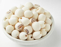 十月稻田 莲子 400g 湘潭产去芯磨皮白莲子 桂圆百合银耳羹煲汤食材 实拍图