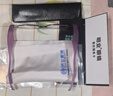 明业老花镜男女折叠便携老花眼镜时尚超轻高清树脂老人老光360度旋转 紫色（大号）+皮套 200度(建议55-59岁) 实拍图