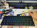狼蛛（AULA）MINI 60HE磁轴键盘无线三模 RT电竞游戏客制化机械键盘有线60键网页驱动无畏契约8K回报率可调死区 MINI 60HE MAX黑等高线RGB【灵云磁轴 实拍图