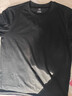 京东京造长袖t恤男5A抑菌新疆棉圆领衣服男装打底衫 黑色 L 实拍图