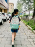 Edison爱迪生中学生书包女护脊减负大容量防泼水双肩包高中背包K062-3 实拍图