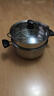 苏泊尔（SUPOR）汤锅304不锈钢蒸锅加厚家用煮粥锅煮面锅复底炖锅火锅 燃气电磁炉 24cm 升级防烫加深加厚+蒸格 实拍图