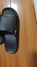 回力静音男士室内户外穿厚底防滑速干洗澡凉拖鞋HL3A23黑色42-43码 实拍图
