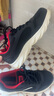安踏男鞋运动鞋男秋冬季男士软底网面透气跑步鞋休闲鞋皮面防水鞋子男 【秋季新品】基础黑/经典红 42 （8.5码） 实拍图