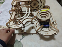 大眼小娃木质3D立体拼图电动滚珠轨道拼装插模型积木儿童DIY手工玩具礼物 实拍图