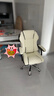 菲幻电脑椅子家用电竞椅人体工学椅办公椅靠背椅座椅躺椅学习椅老板椅 白色+腰枕-无头枕 实拍图