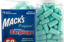MACK'S 隔音耳塞 美国进口 防噪声睡眠 湖蓝色量贩装 50副装 实拍图
