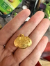 周大福儿童宝宝百福长命锁黄金吊坠(工费160)约4.95g EOF98 实拍图