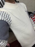 啄木鸟毛衣男士装秋冬季衫线非羊加厚毛衫保暖打底针织衫衣服 20736/1968米白 M 实拍图